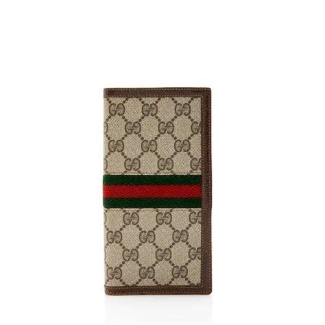 gucci mens checkbook cover|Gucci accessory collection wallet.